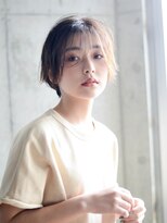 エムクランメイクス 原宿 表参道(m.clan MAKE'S)&nbsp;大人かわいい/イメチェン/ラベンダーカラー/ミニボブ/前髪/黒髪