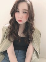 グレージュ/デジタルパーマ/小顔/春/トレンド/人気/高柳