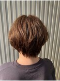 フワッとショートボブ