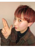 レディースショート　ヘアカラー　【池袋】