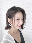 切りっぱなしボブ