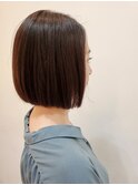 髪質改善ストレートボブ