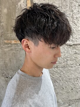 ニアウ 太田店(Niau) ツイストスパイラルパーマメンズカットメンズパーマツーブロック