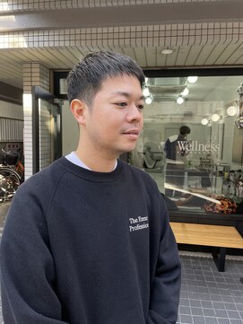 ウェルネス(Wellness) スキンフェードツイストスパイラルツーブロックマッシュ37