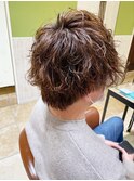 メンズミックス波巻きパーマ