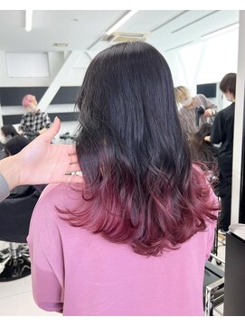 アライブ キチジョウジ(ALIVE Kichijoji) 【ALIVE吉祥寺】ピンクラベンダーグラデーションカラー暖色