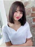 前髪カットが上手い美容師　大人ガーリー小顔レイヤーカット