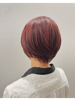 ティノア(Tinoa)&nbsp;ショートボブ×レッドカラー