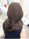 艶髪レイヤー/透明感シアーブラウン