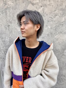 ネイロ 錦糸町(NeiRo) 魅力倍増カールセミディシアーカラーダークアッシュショートヘア