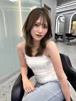 ボタン テンジン(VOTAN tenjin)&nbsp;【杉本大地】韓国ヘア/オリーブカラー/レイヤーミディアム