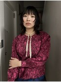 グランジヘア　レイヤースタイル