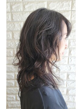 松本平太郎美容室 国立店 ロングレイヤーウェーブ×クリープパーマ