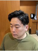 銀座　理容室　ナチュラルパーマ　ビジネスヘア　個室理容室
