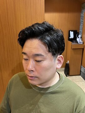ヘアモード キクチ 銀座店 銀座　理容室　ナチュラルパーマ　ビジネスヘア　個室理容室