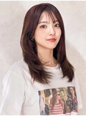 《NYLON.》暗髪韓国風レイヤー