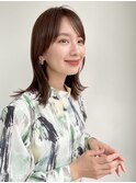 くびれミディアムヘア*ミディアムレイヤー*30代40代50代 3