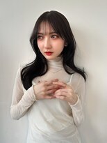 マインバイアフロートギンザ(MYNE by AFLOAT GINZA)&nbsp;くびれレイヤー/オリーブグレージュ/暗髪カラー