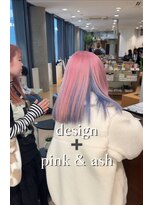 アウラ(AURA)&nbsp;デザインカラーハイトーンピンクベージュ