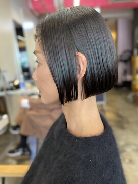 エルマノ 仙川(L mano) 〈t4〉大人ショートハイライト髪質改善キッズカット前髪30代40代