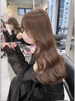 アディション 新宿(ADITION)&nbsp;韓国ミルクティーブラウン/レイヤーカット/透明感カラーk