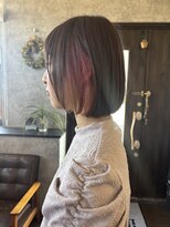 アイビーヘアー(iB HAiR)&nbsp;チェリーピンク/インナーカラー/レイヤーボブ