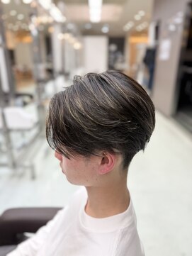 ウィル 西宮店(WiLL) 【大人メンズ】センターパート×ハイライト
