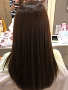 アンティベル(Antie Bell)の写真/[朝の広がりを抑えたい貴方]髪質改善ストレートで、乾かすだけで綺麗にまとまる憧れのスタイルを叶えます。