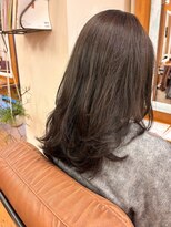 ラブハーツアンドビーヒガシウメダ(luve heart's And Be higashiumeda)&nbsp;レイヤーカット×グレージュ