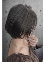 ルミエ ヘアサロン 経堂店(Lumie hair salon)&nbsp;ショートボブ×オリーブベージュ