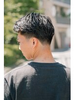 ペルズヘア(PELLS HAIR)&nbsp;フェザーショートニュアンスパーマテーパーフェード