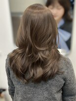 ヌヌ 渋谷 原宿 明治神宮前(nunu) レイヤーカットウルフカットボブグレージュオリーブべージュ