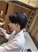 無造作フェザーパーマ