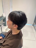 アース 南福島店(HAIR&MAKE EARTH) メンズ×曲がる縮毛矯正