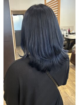桃の木 ヘアー(桃の木 hair) ブルーブラック