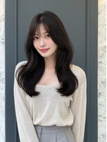 リンク(Link Hair&Spa)&nbsp;大人ヘア/暗髪透明感カラー/シアーバング/韓国ヘア