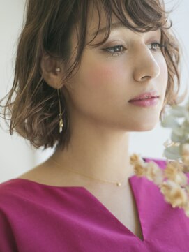 アピッシュ シェリ(apish cherie) 愛され間違いなし、ゆるふわボブ