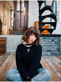 パンキッシュカジュアルボブ【大島】
