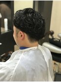 大人パーマヘア