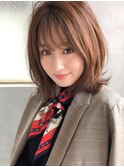 《agu hair amier》インスタグラムで人気!ウルフミディ 小顔