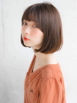 ルティア 池袋(Lutia) まとまりボブ ナチュラルブラウン