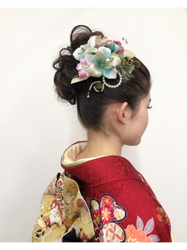 コアフィールドマサコ 北島店 振袖☆アップスタイル