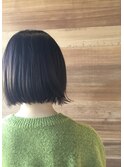 切りっぱなしボブ