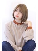 20代30代40代50代メルティカラーマッシュボブヘア