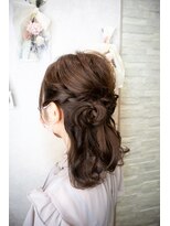 オラ ボーテ(Aura Beaute)&nbsp;『AuraBeaute 京都』結婚式 お呼ばれヘア ハーフアップ