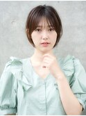 前髪あり大人ショートボブ20代30代40代【AIN.表参道】川原大地