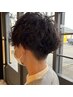 【メンズ人気NO.1★平日限定】カット+パーマ+眉カット