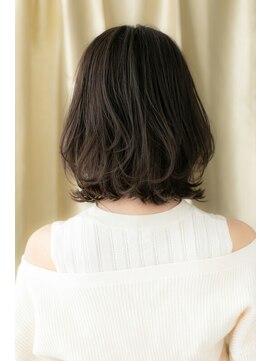 カバーヘア イヴ 戸頭店(COVER HAIR EVE) ■ダークアッシュふんわりカールボブウルフ17-3戸頭20代30代40代