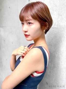 オーブ ヘアー ミア 大村店(AUBE HAIR mia) 20代・30代_丸みショート