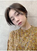 大人可愛い小顔ひし形クビレ丸み/20代/30代/40代/ショート/ボブ